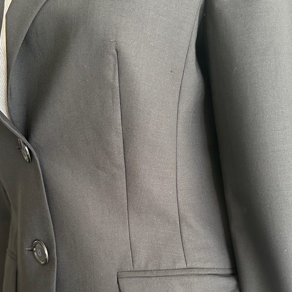 BOSS by HUGO BOSS Classic Black Women's Blazer 96% Virgin Wool - Picture 10 of 12